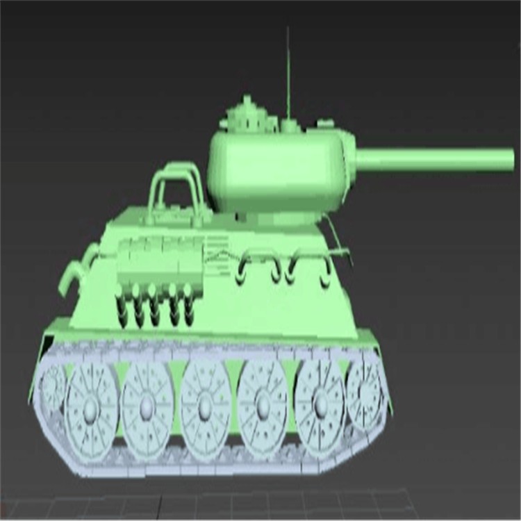 丰满充气军用坦克模型